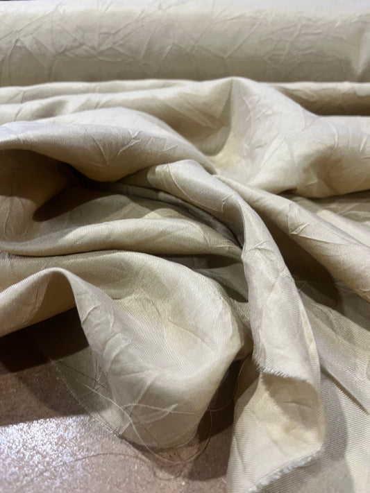 TERRY 020 heavy crushed rayon almond