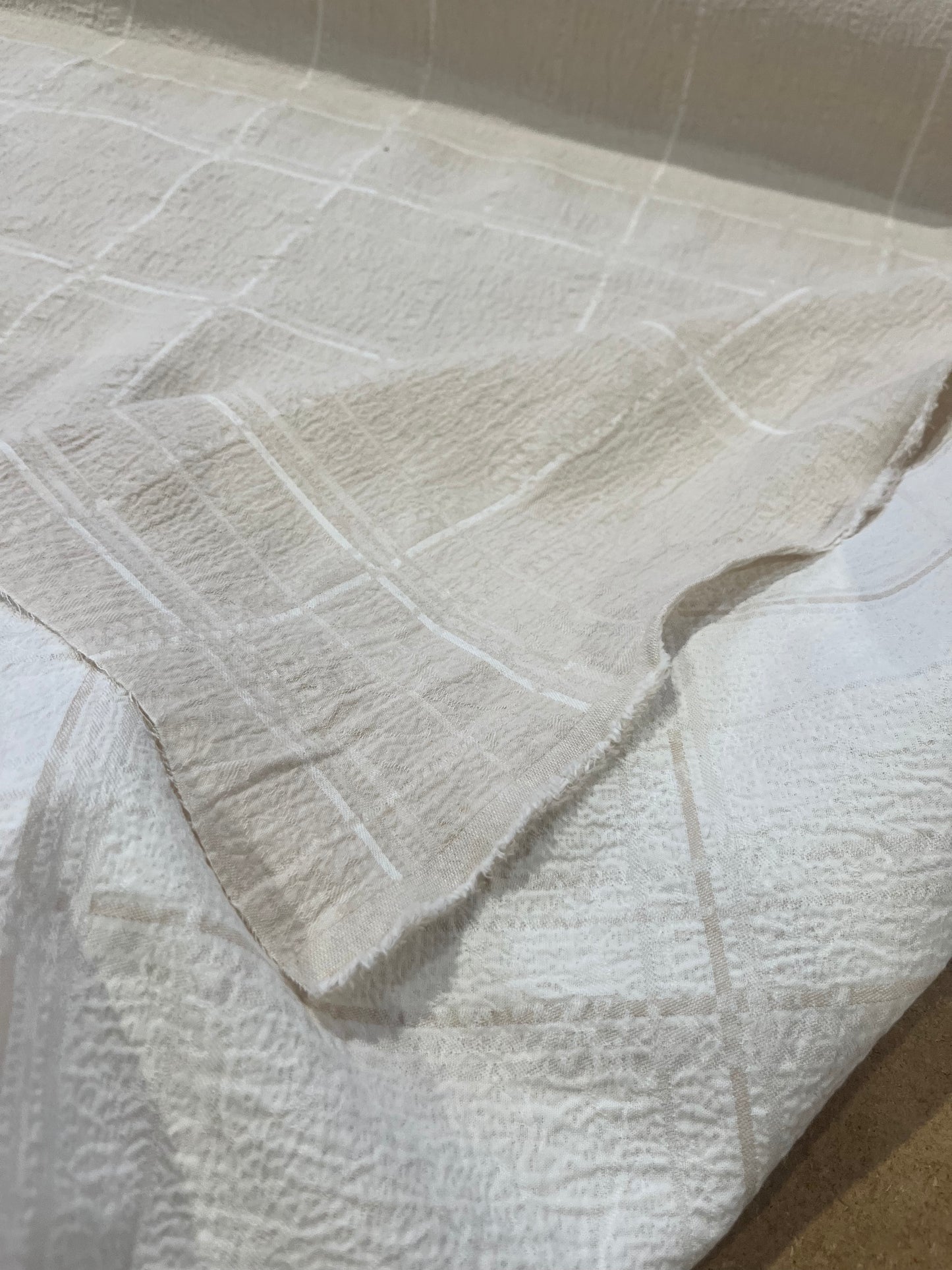 TERRY 022 heavy linen/cotton double face check