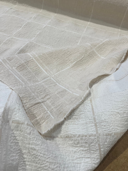 TERRY 022 heavy linen/cotton double face check