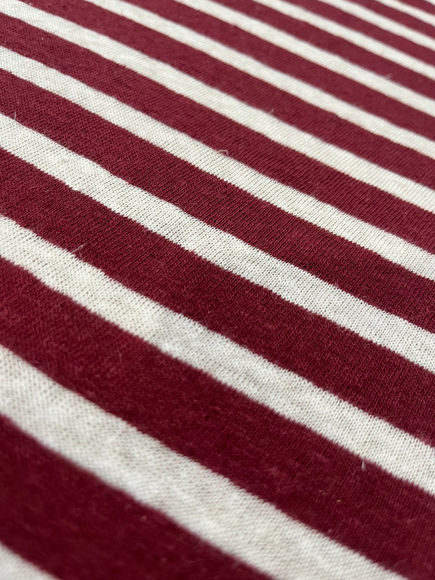 MERANO 007 jersey linen/cotton stripes