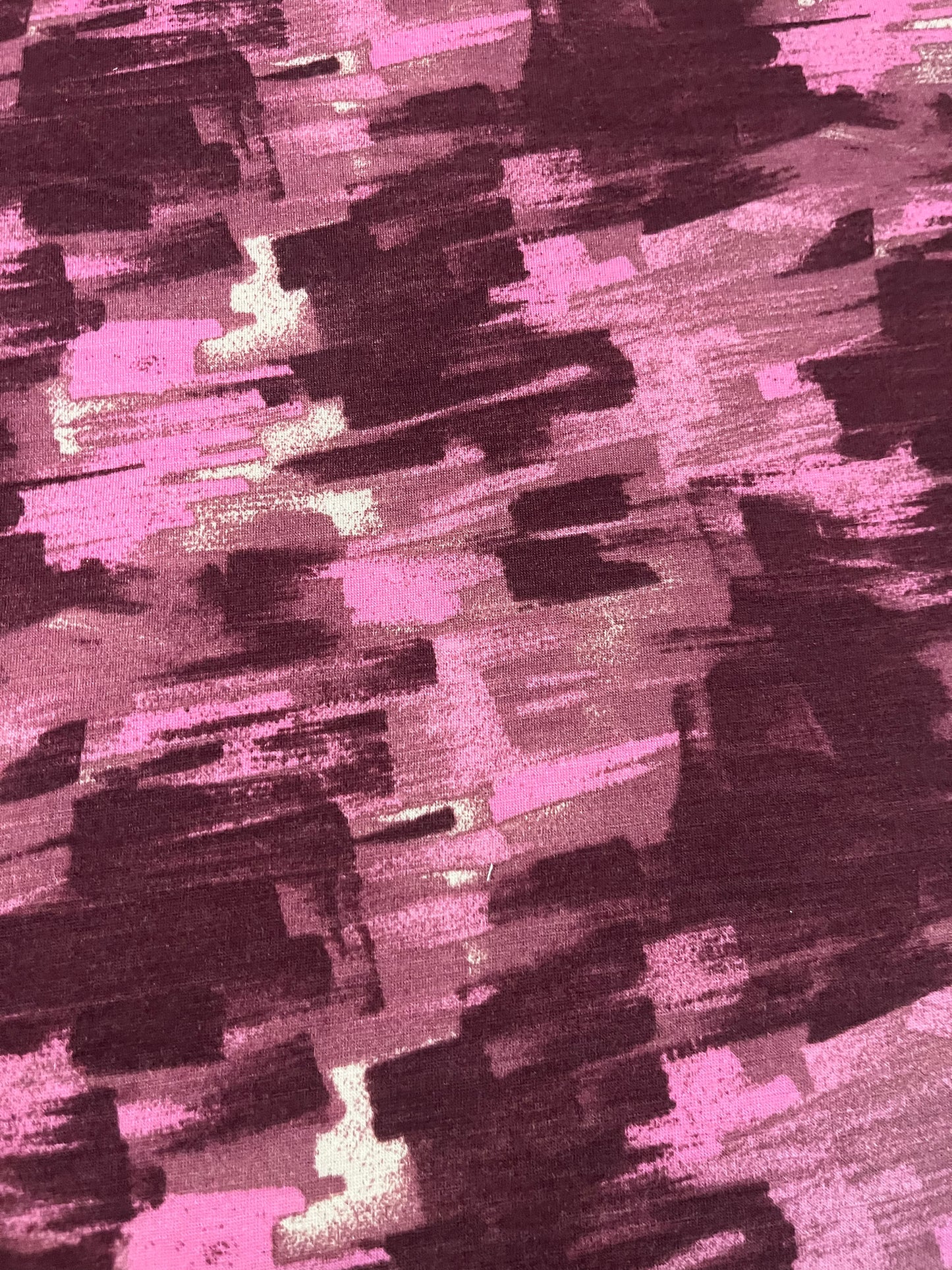 CLEO 016 jersey viscose elasthane pink/burgundy print