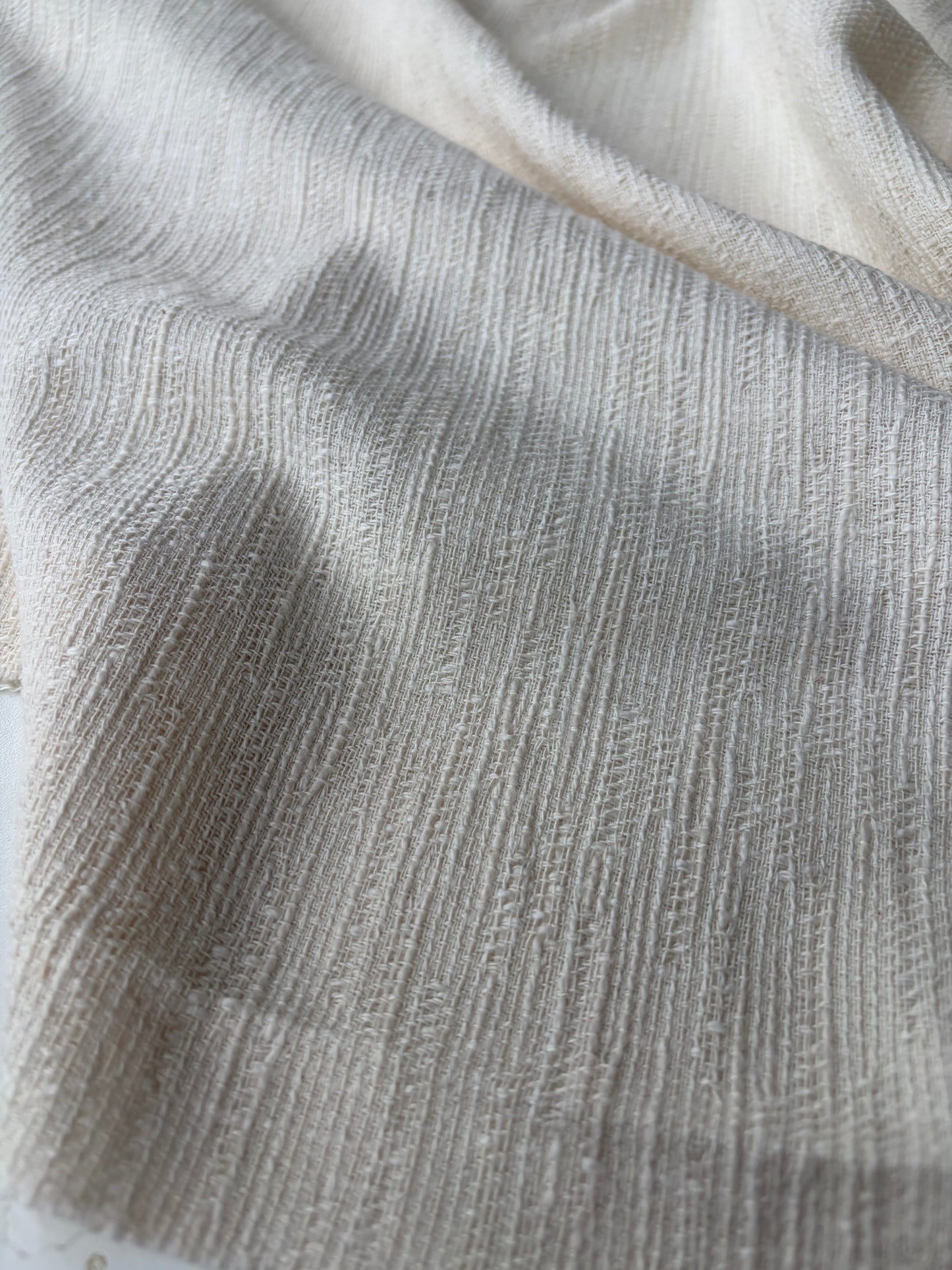 AMBRE 014 cotton tweed ecru