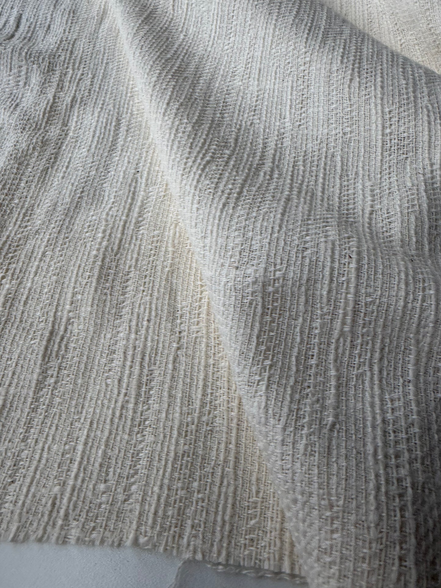 AMBRE 014 cotton tweed ecru
