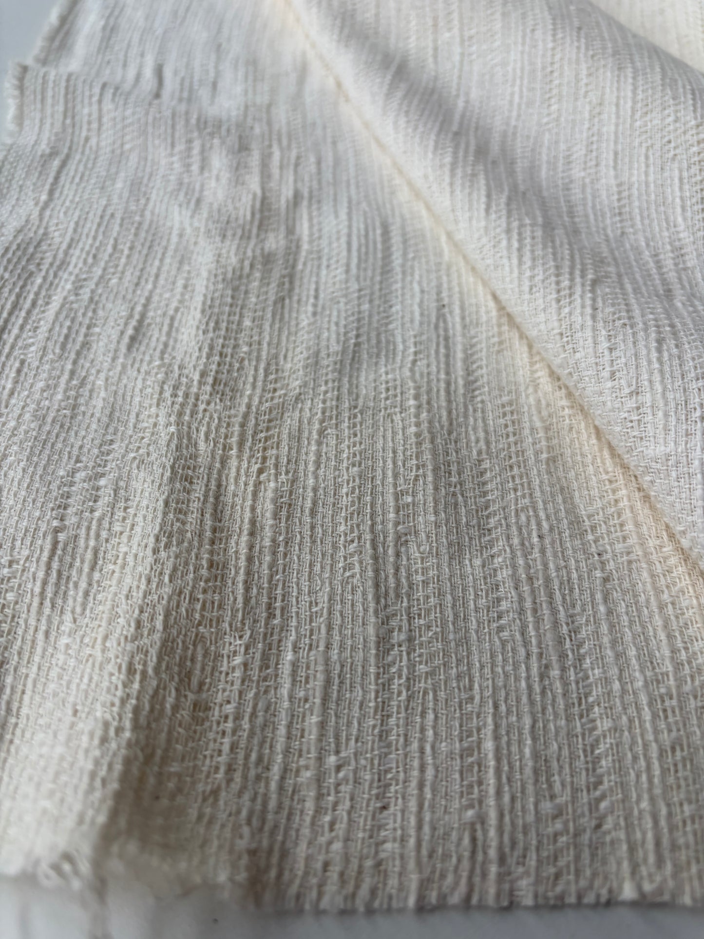 AMBRE 014 cotton tweed ecru