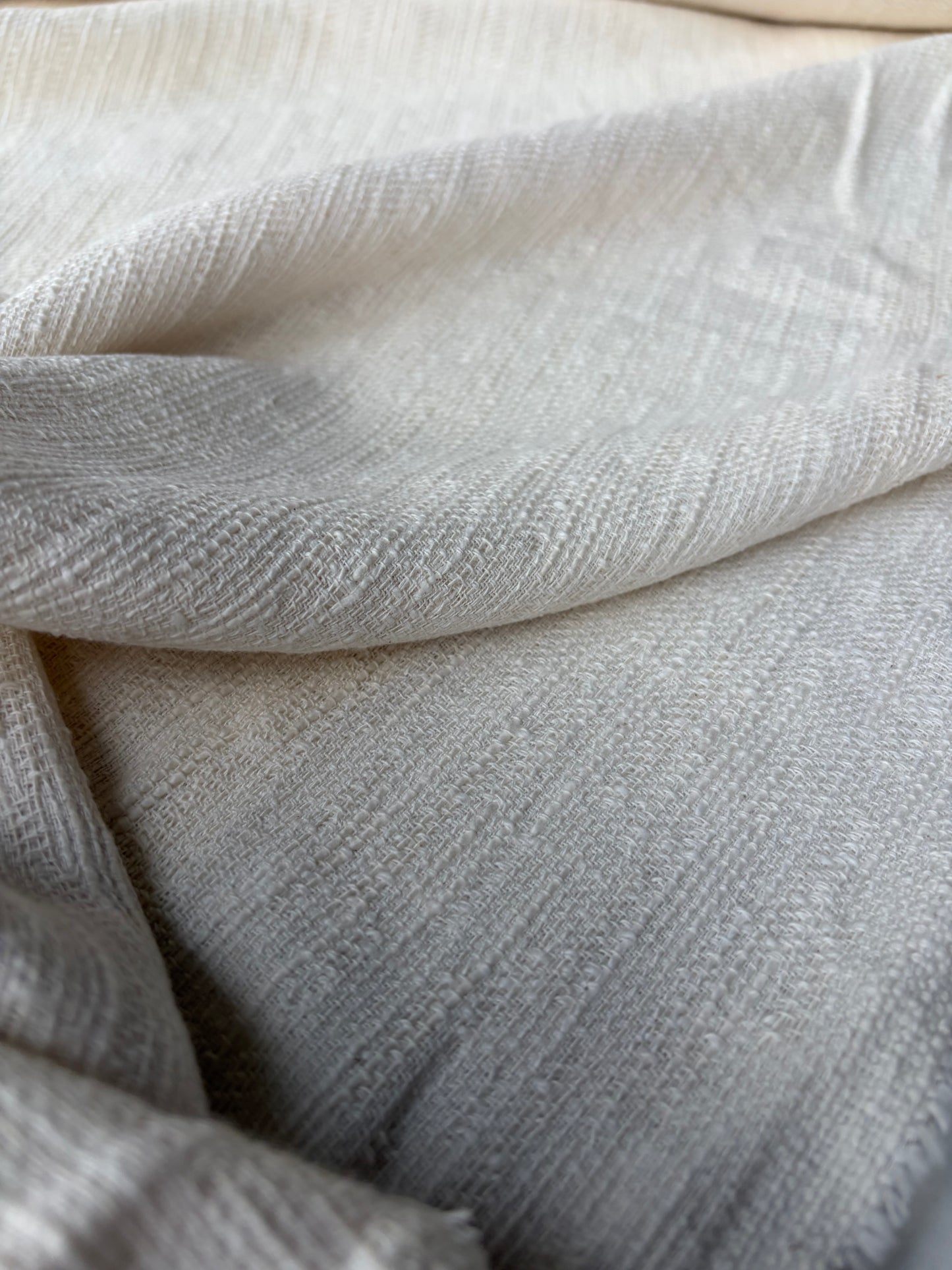 AMBRE 014 cotton tweed ecru