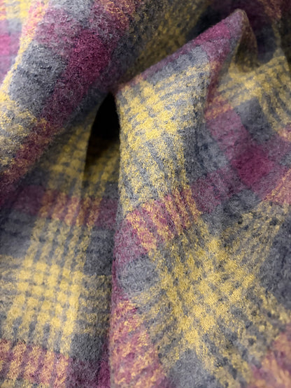 PIPO 001 checkered  boiled wool