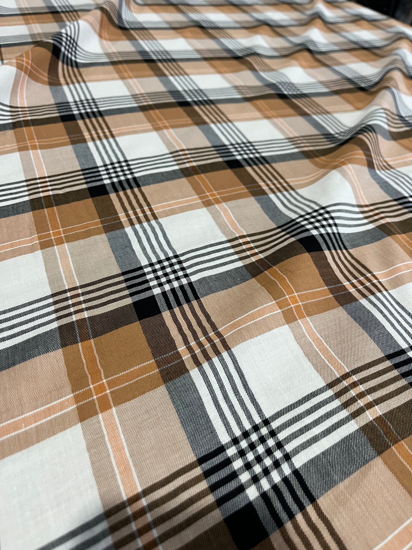 B02 FRED 100 colour woven check cotton/viscose