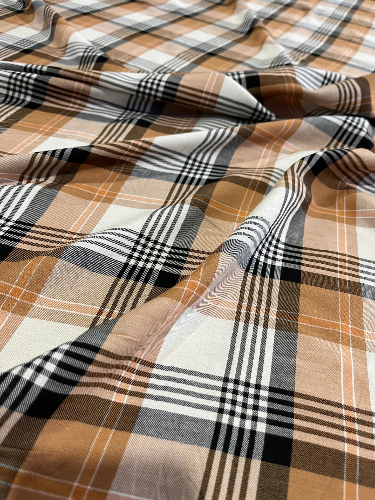 B02 FRED 100 colour woven check cotton/viscose