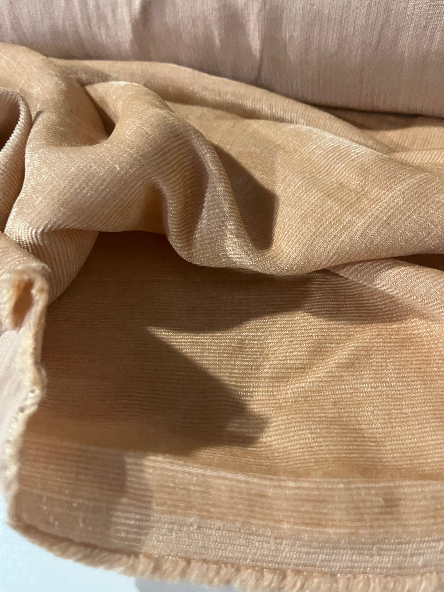 CLEO 023 shiny cotton babycord soft peach