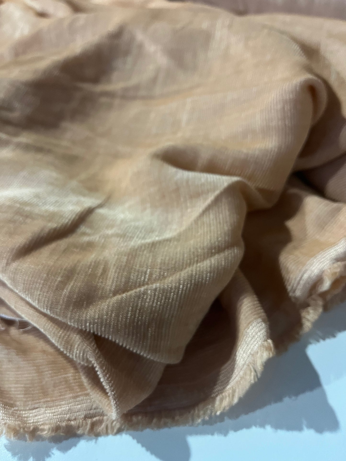 CLEO 023 shiny cotton babycord soft peach