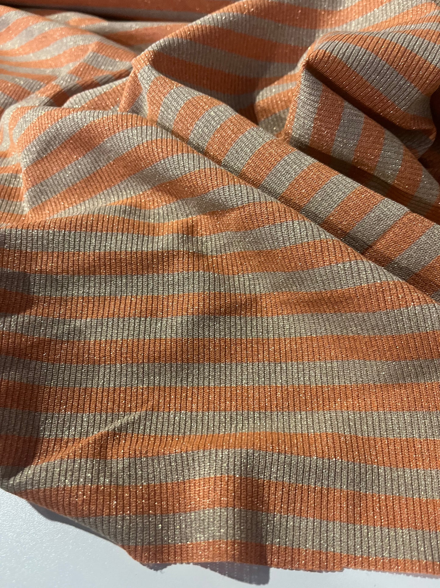 PORTIA 046 jersey rib stripe 2/1 with lurex