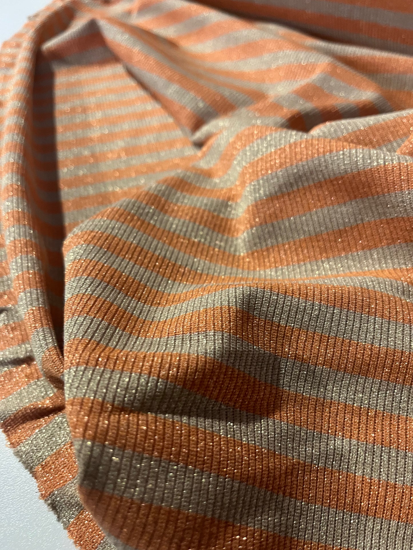 PORTIA 046 jersey rib stripe 2/1 with lurex