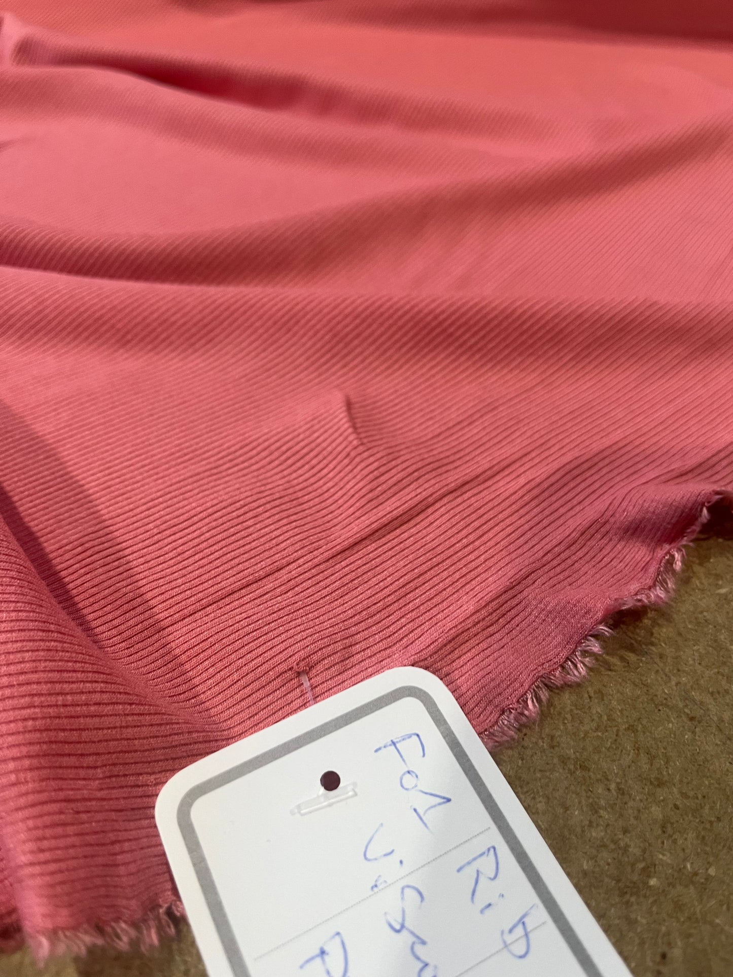 F01 viscose rib pink