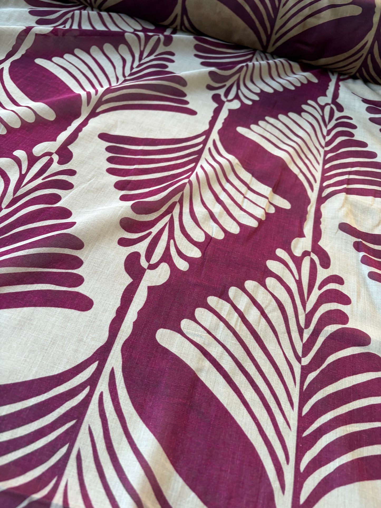 ANDREA 001 voile cotton silk "the sand/wine edit"