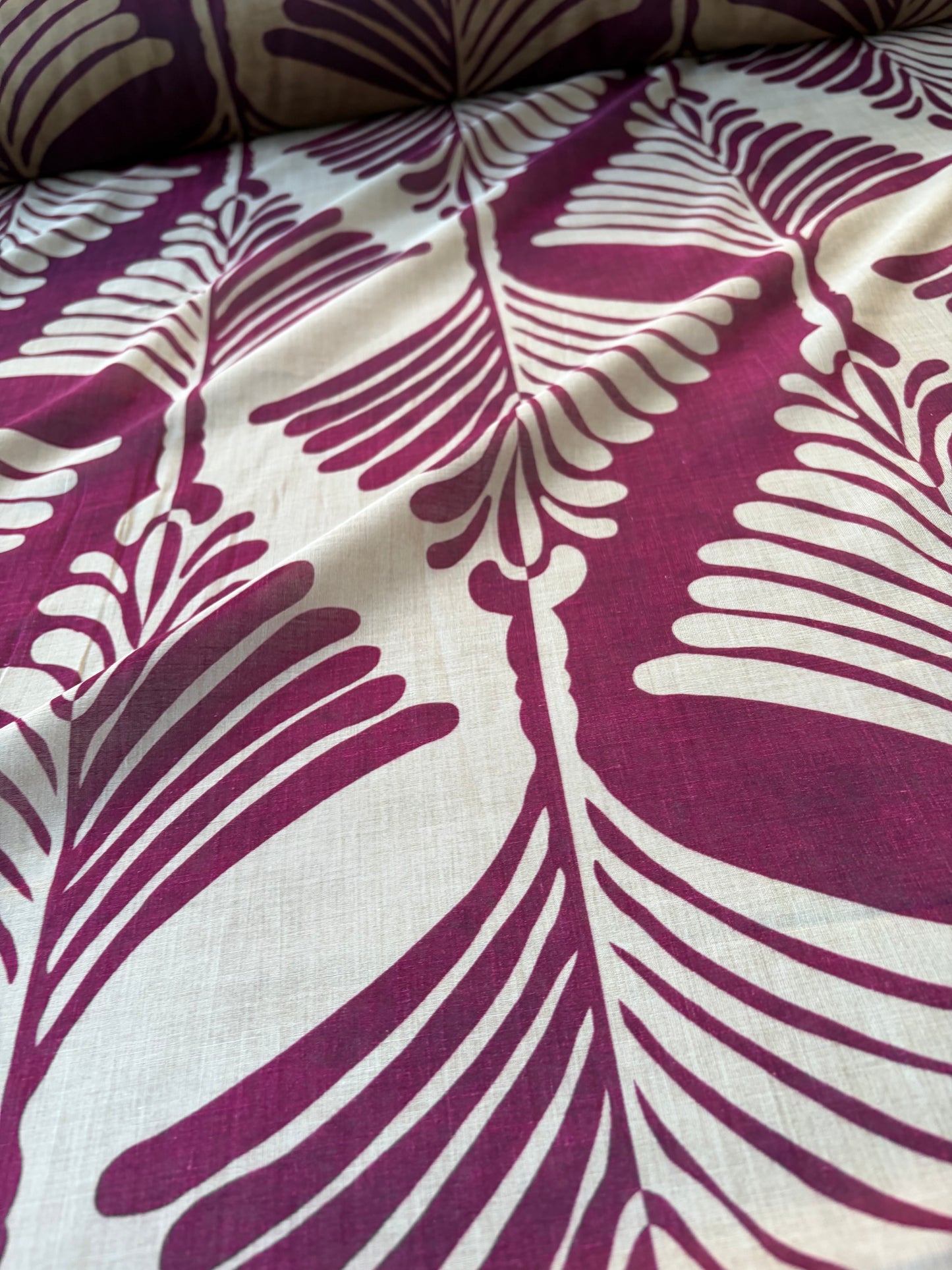 ANDREA 001 voile cotton silk "the sand/wine edit"