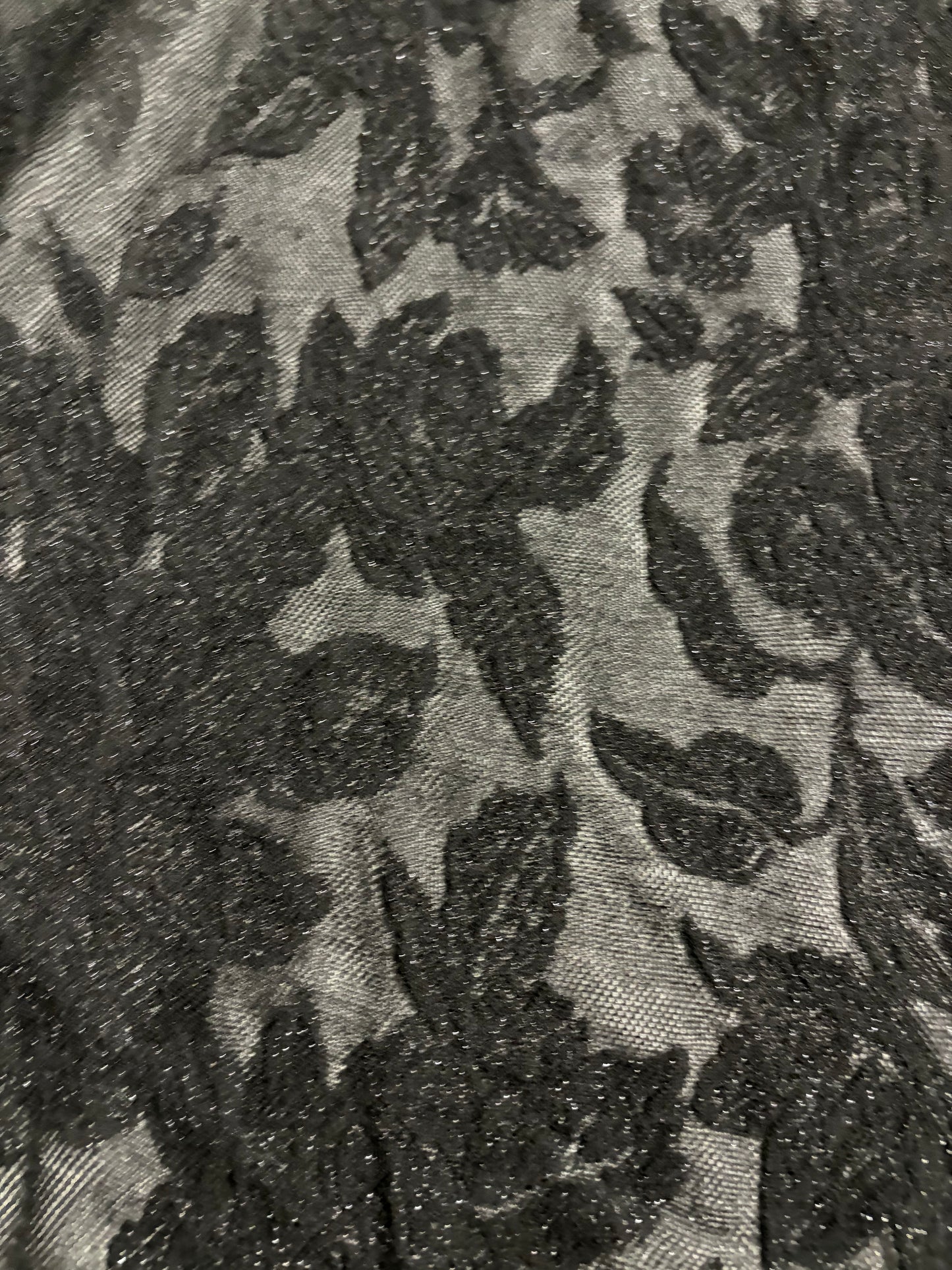 KRUSTY 002 black jersey lurex jacquard