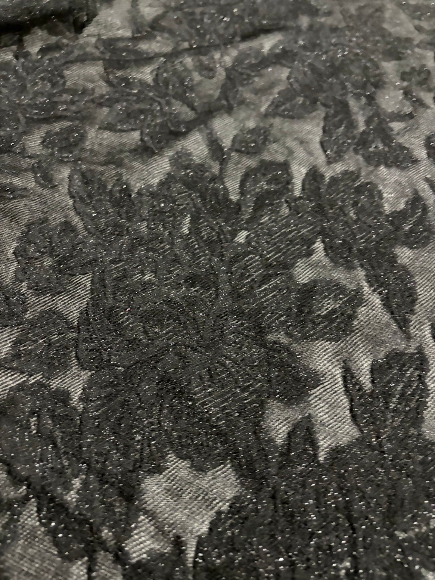 KRUSTY 002 black jersey lurex jacquard