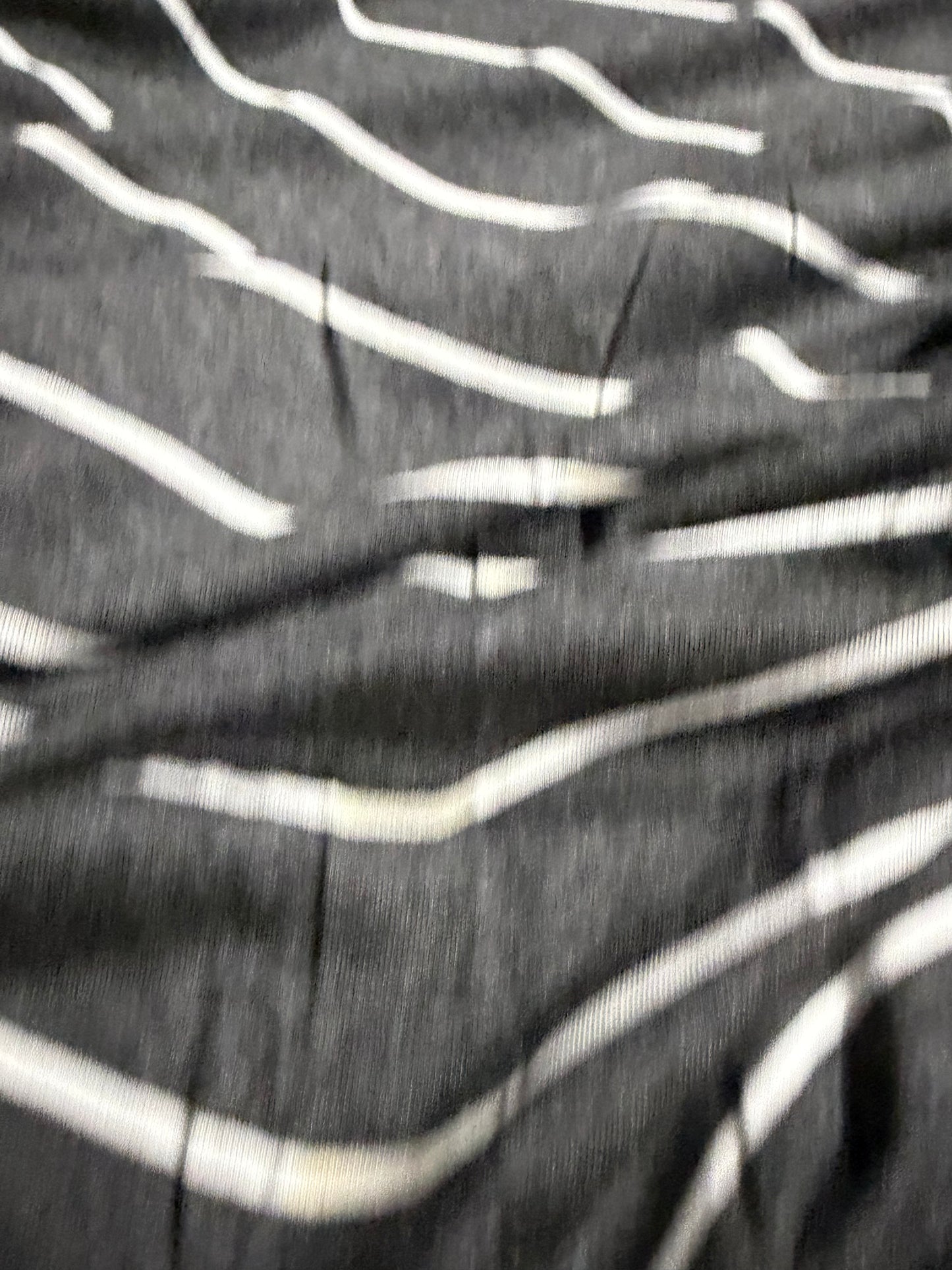 KRUSTY 003 grey mélange viscose jersey stripes