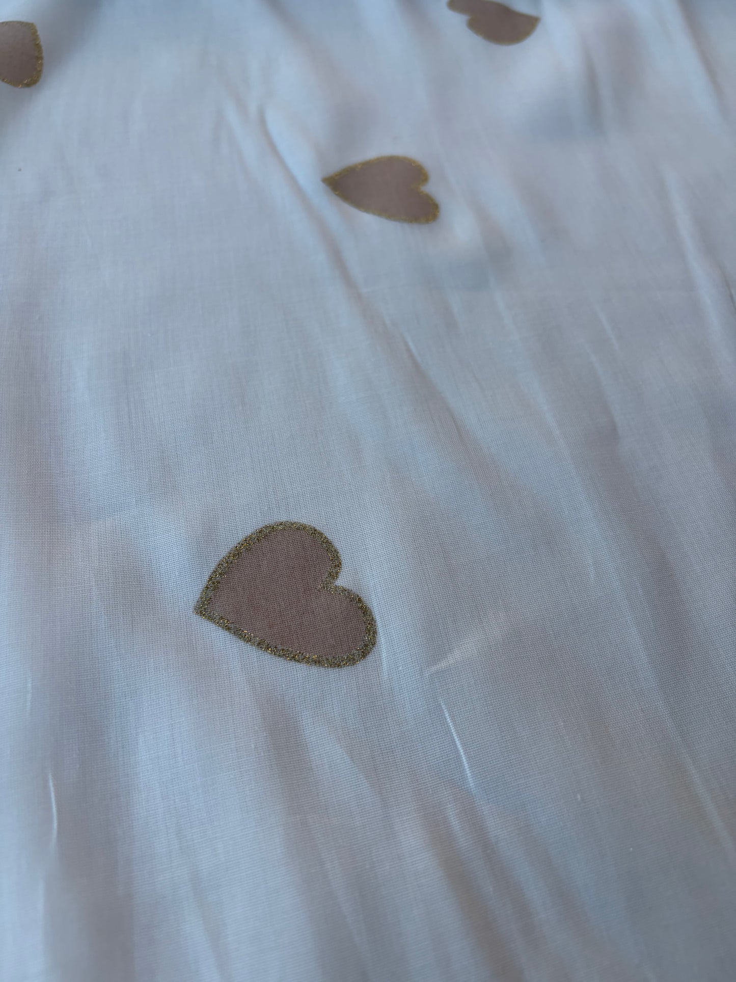ANDREA 005 cotton voile "the sand golden hearts edit"