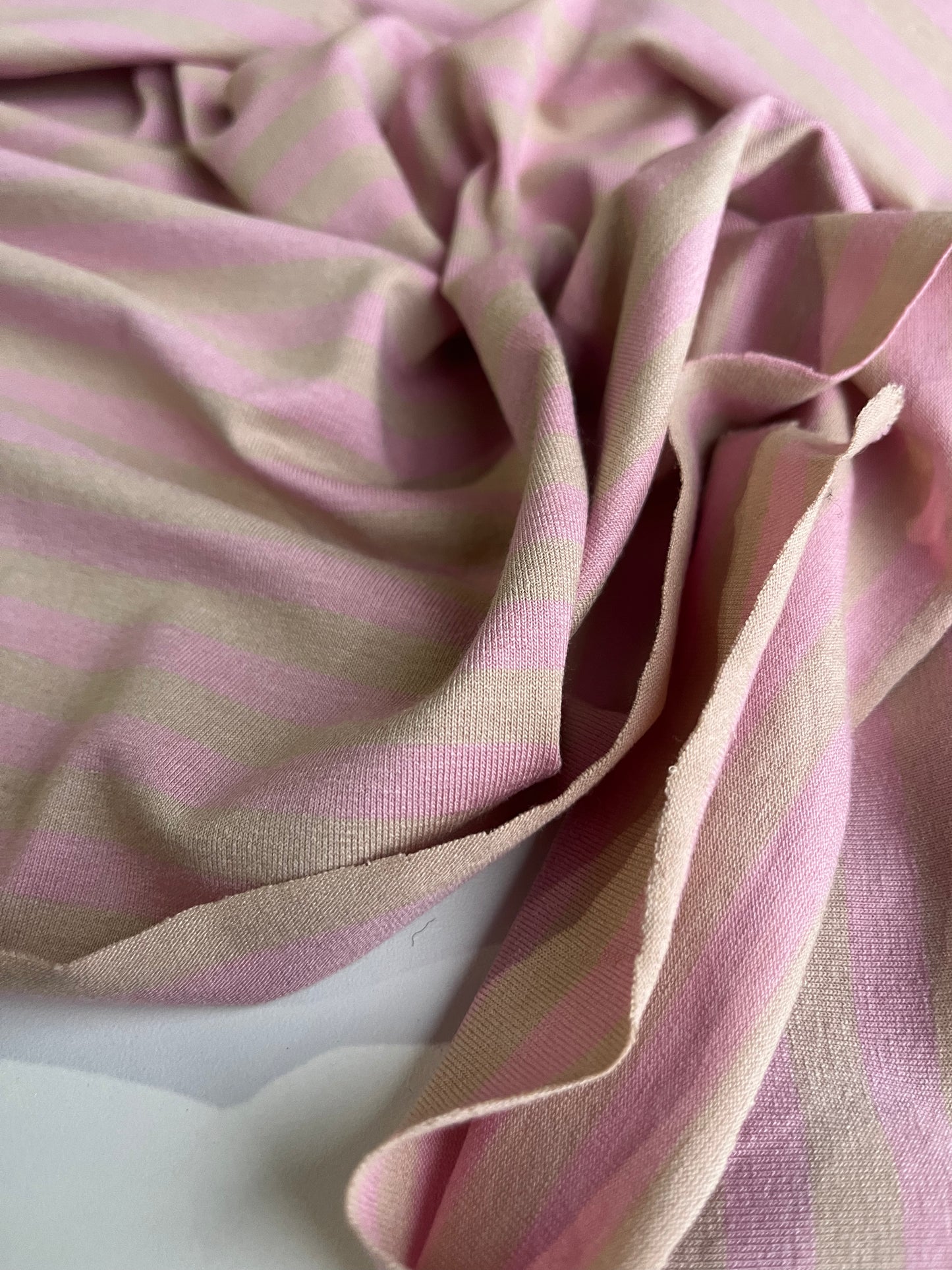 OLGA 013 viscose jersey stripes