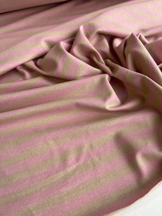 OLGA 013 viscose jersey stripes