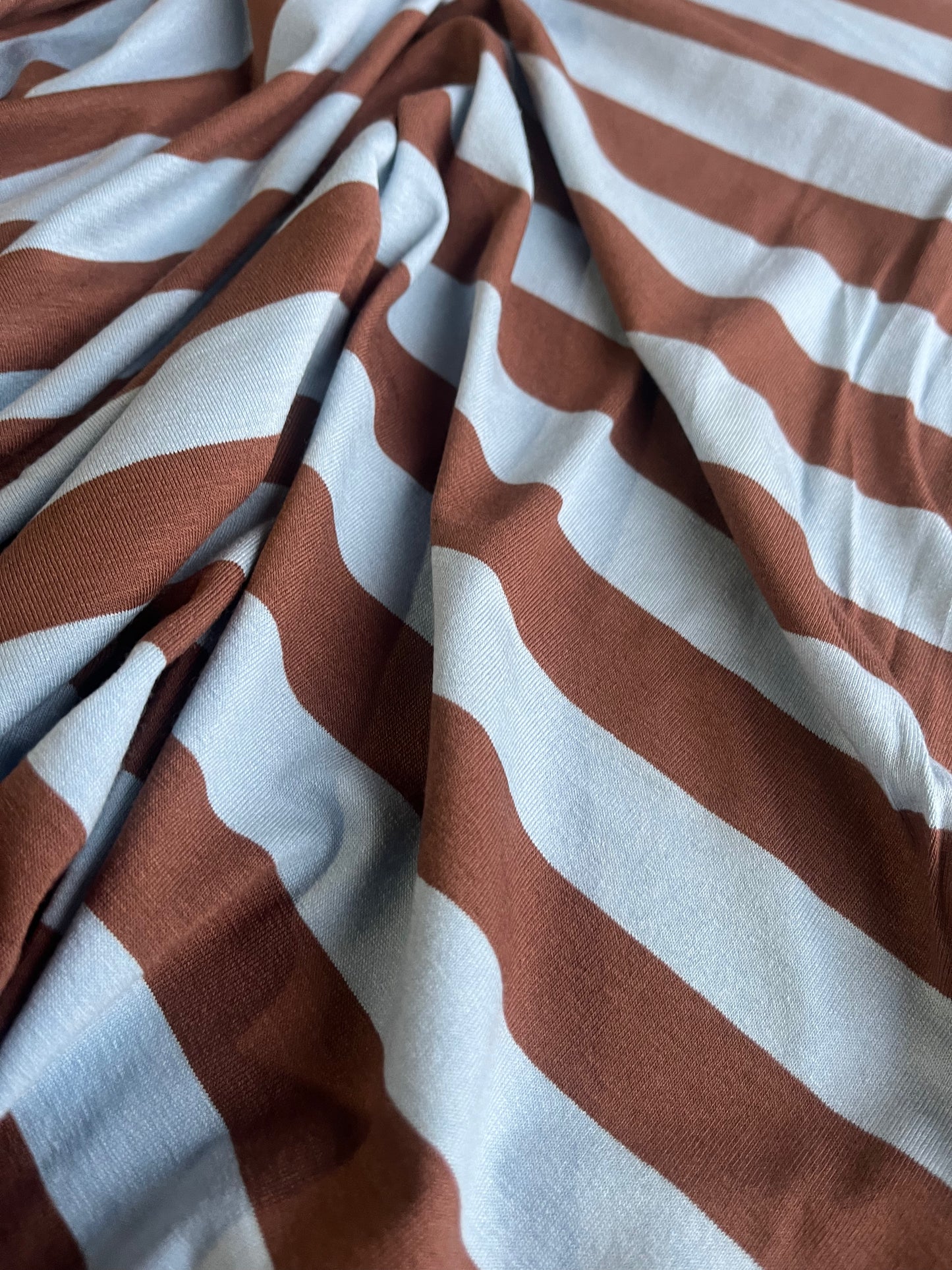 OLGA 014 viscose jersey stripes