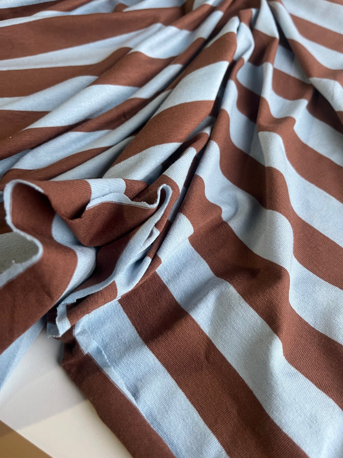 OLGA 014 viscose jersey stripes