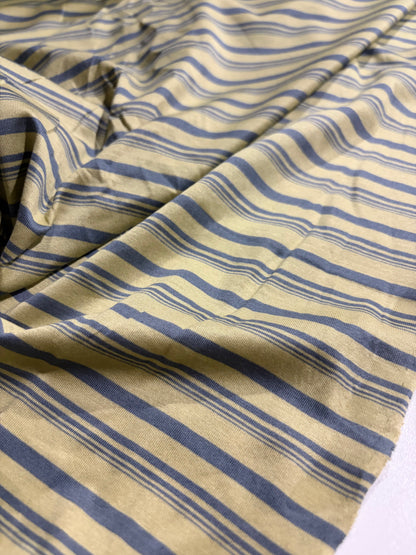 KRUSTY 006 sand/grey shiny viscose jersey stripes