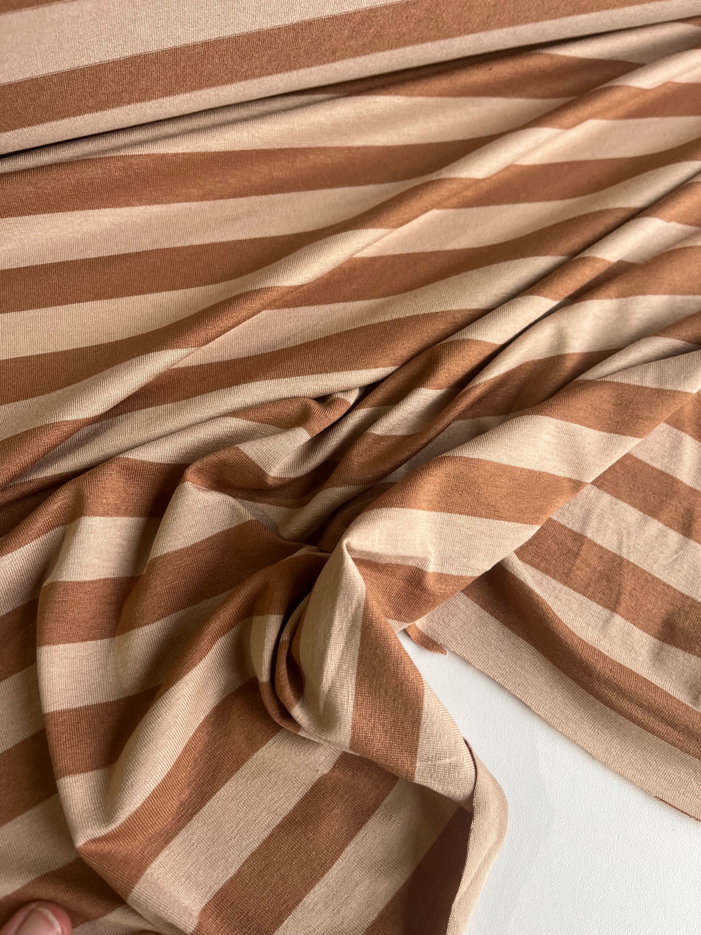 OLGA 015 viscose jersey stripes