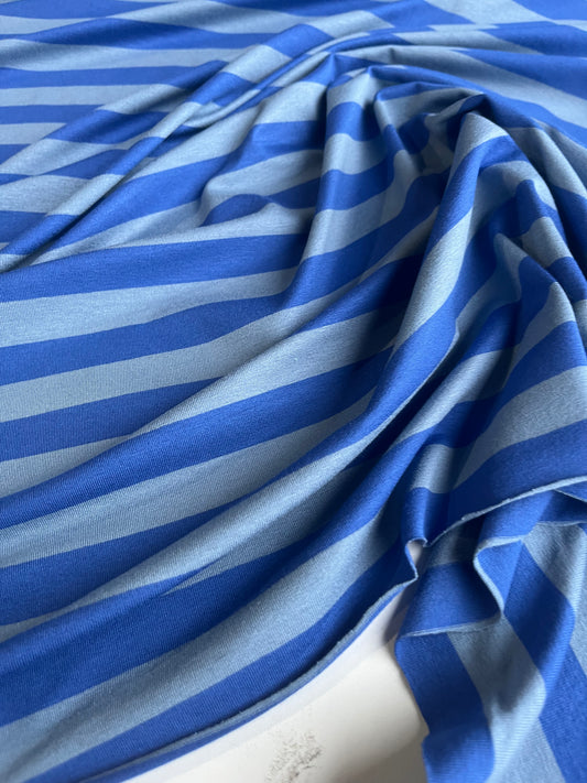 OLGA 016 viscose jersey stripes
