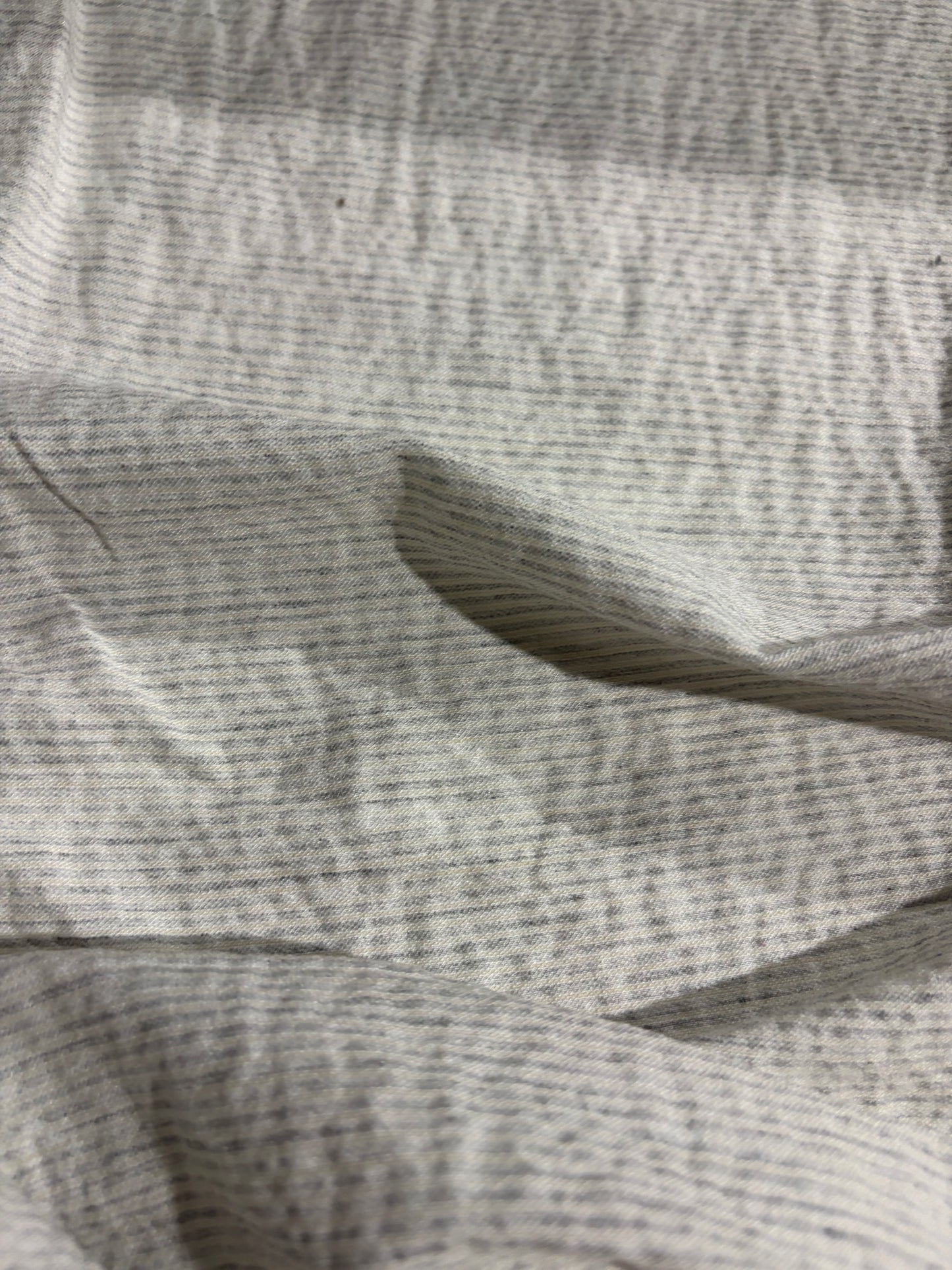 KRUSTY 007 silver striped washed cotton stretch