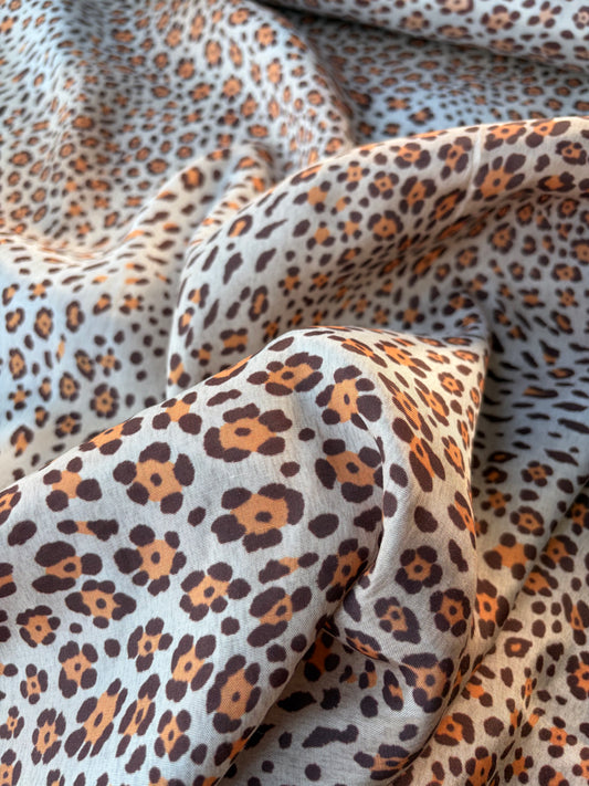ANDREA 009 voile viscose silk "the baby leopard edit"
