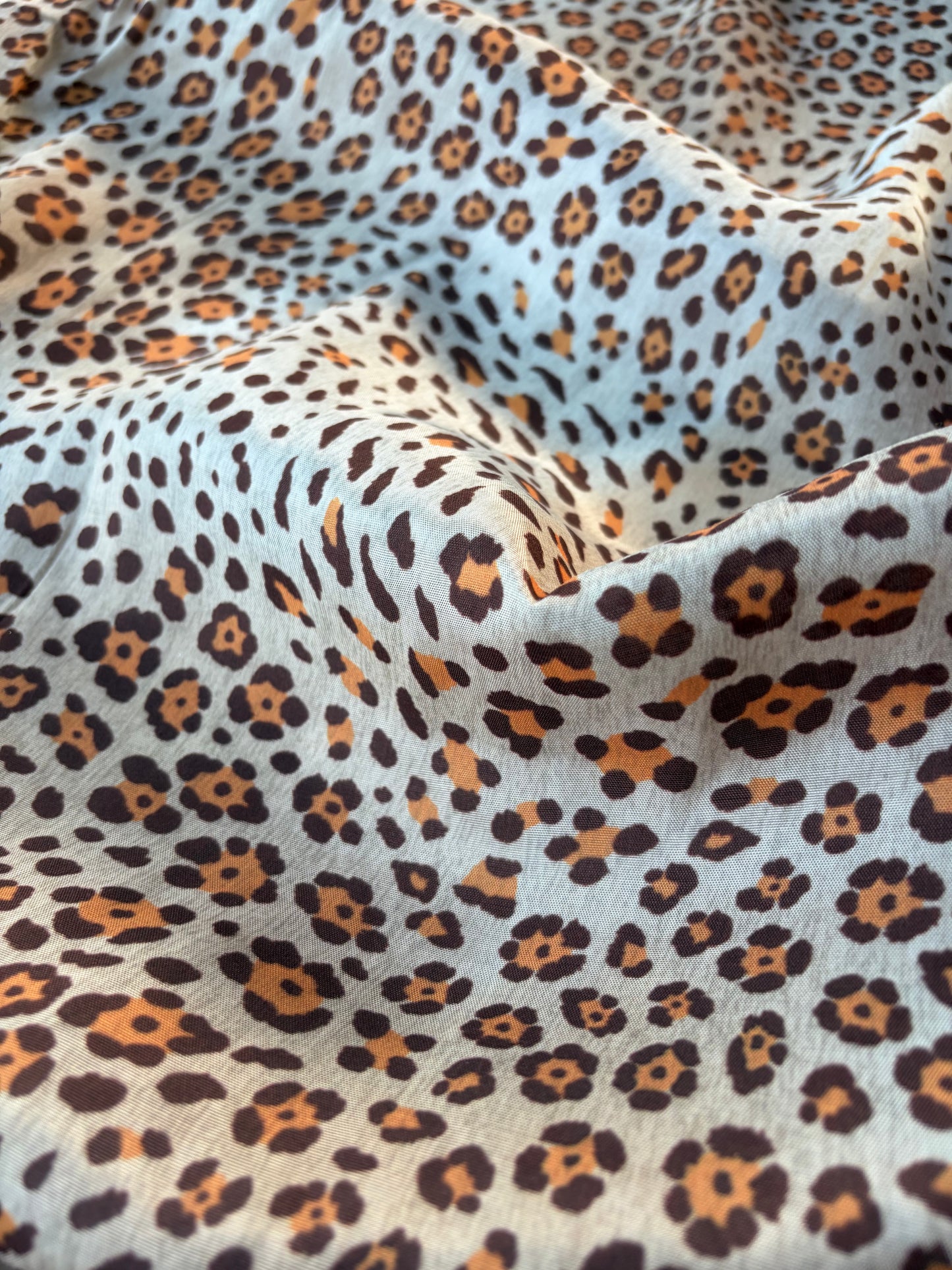 ANDREA 009 voile viscose silk "the baby leopard edit"