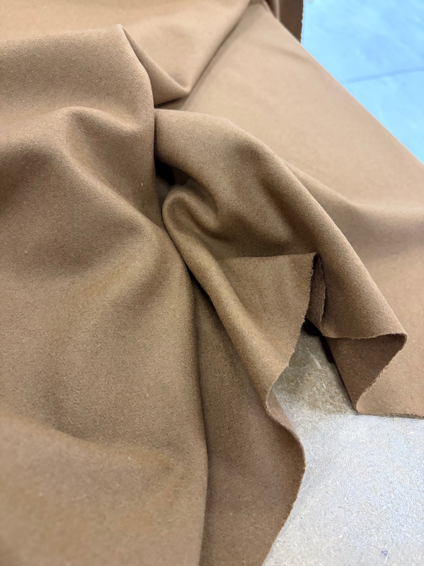 PIPO 015 cognac velours de laine