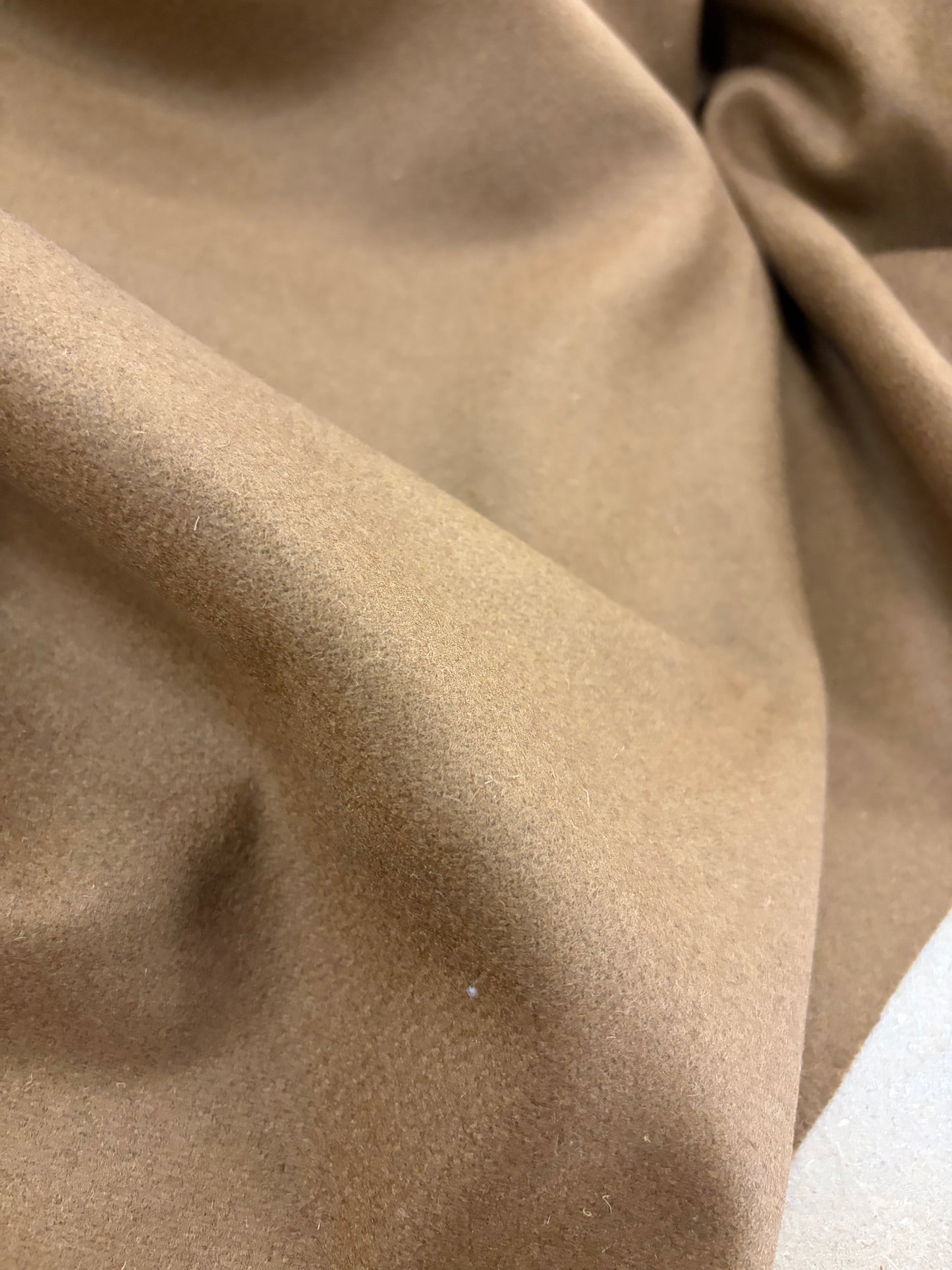 PIPO 015 cognac velours de laine