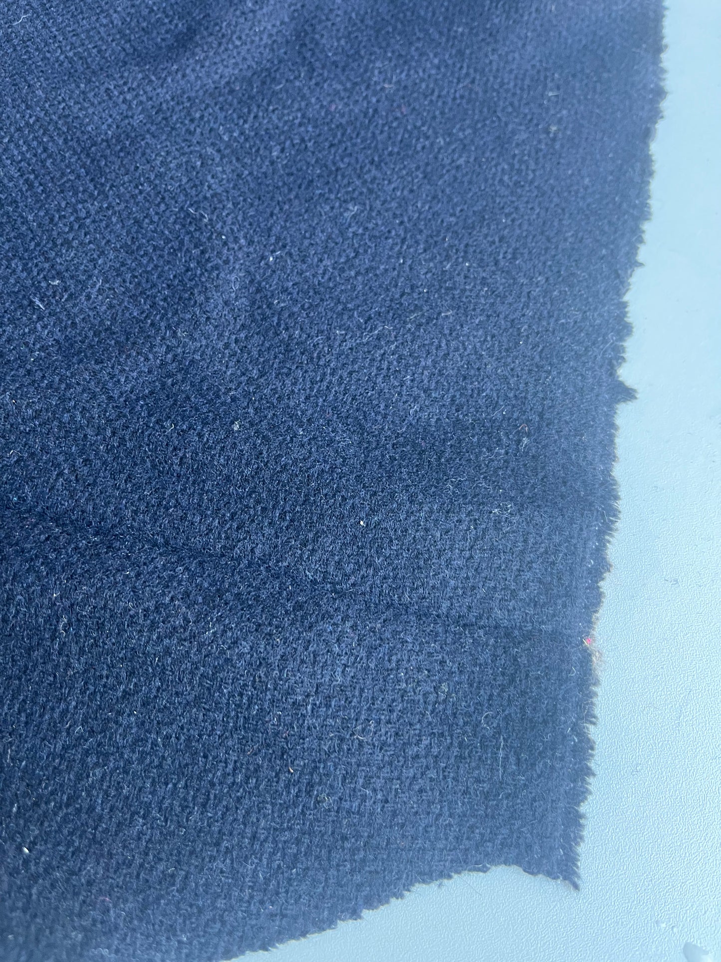 TANIA 005 heavy structured wool caban navy