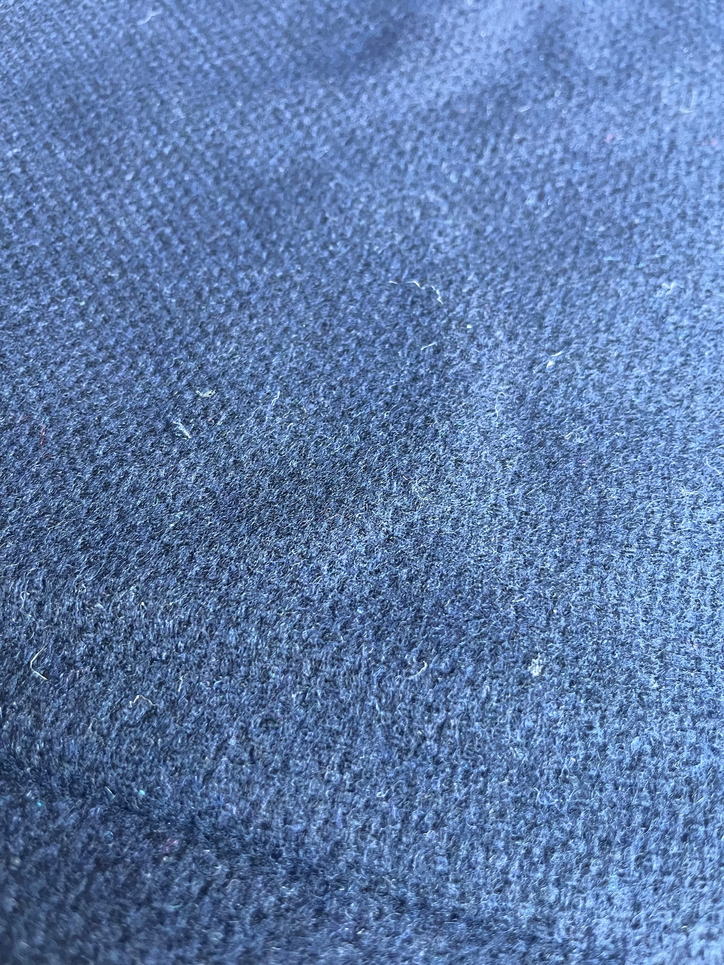 TANIA 005 heavy structured wool caban navy