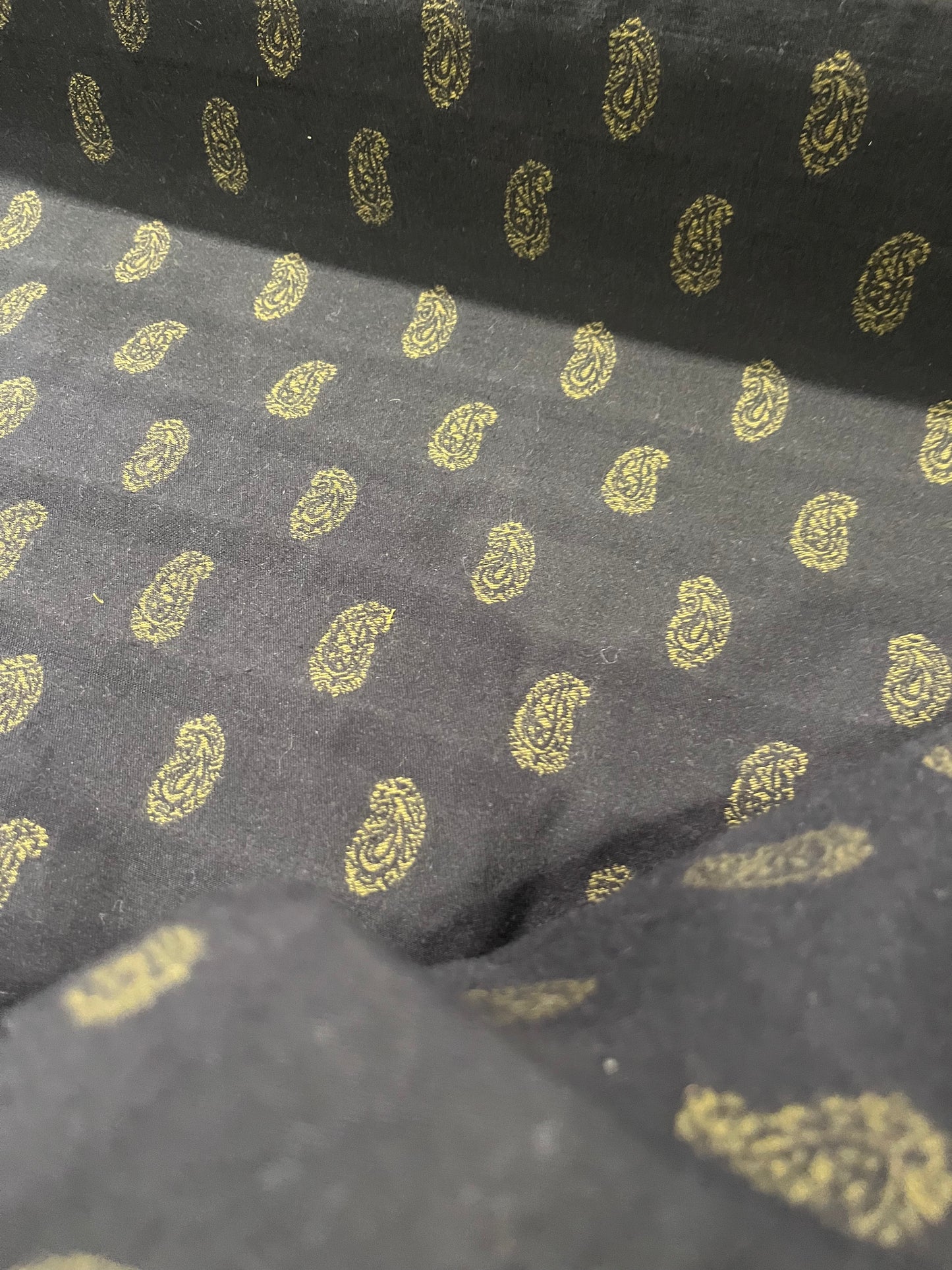 LUCILLE 020 heavy cotton jacquard black/gold