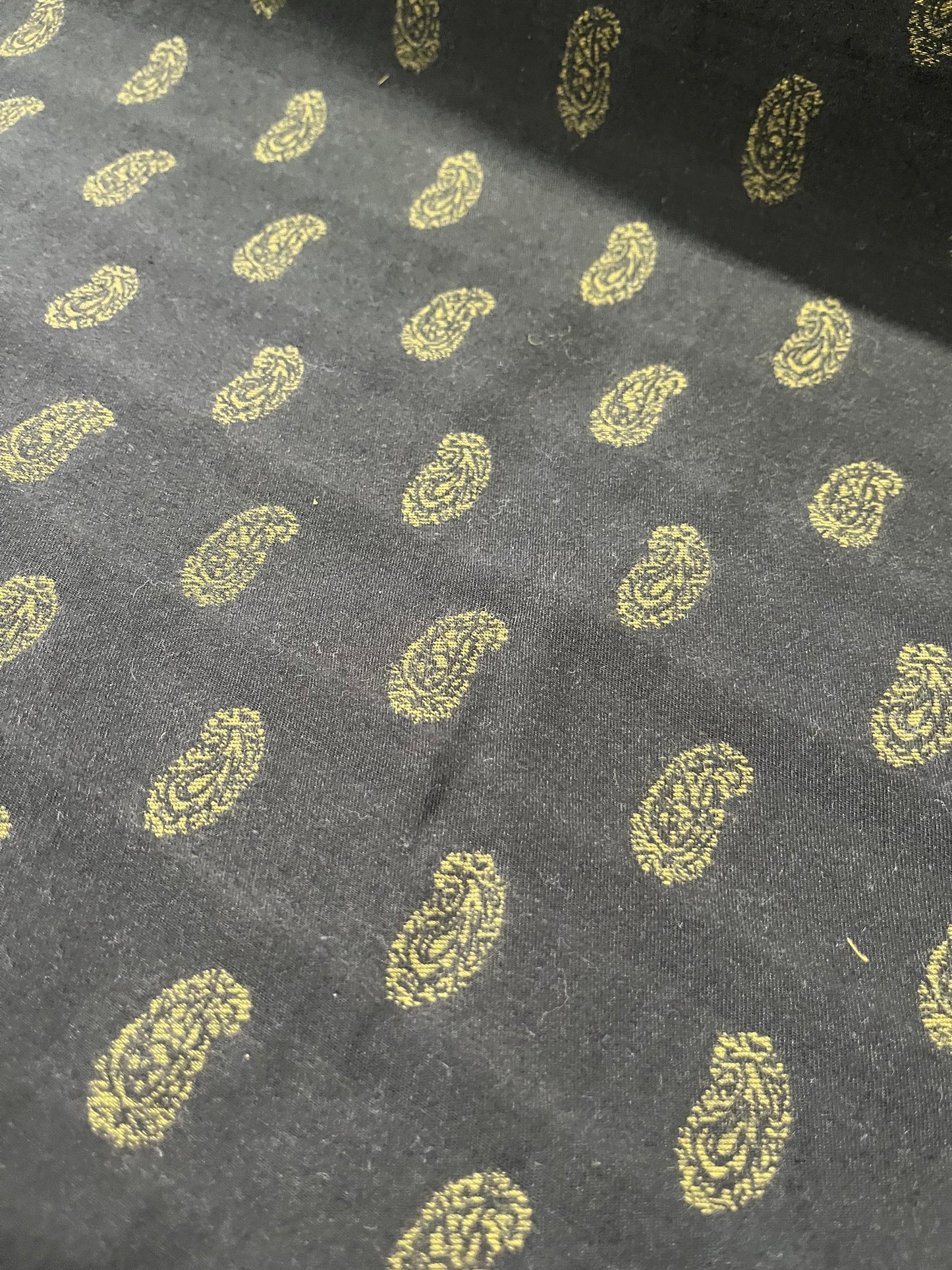 LUCILLE 020 heavy cotton jacquard black/gold