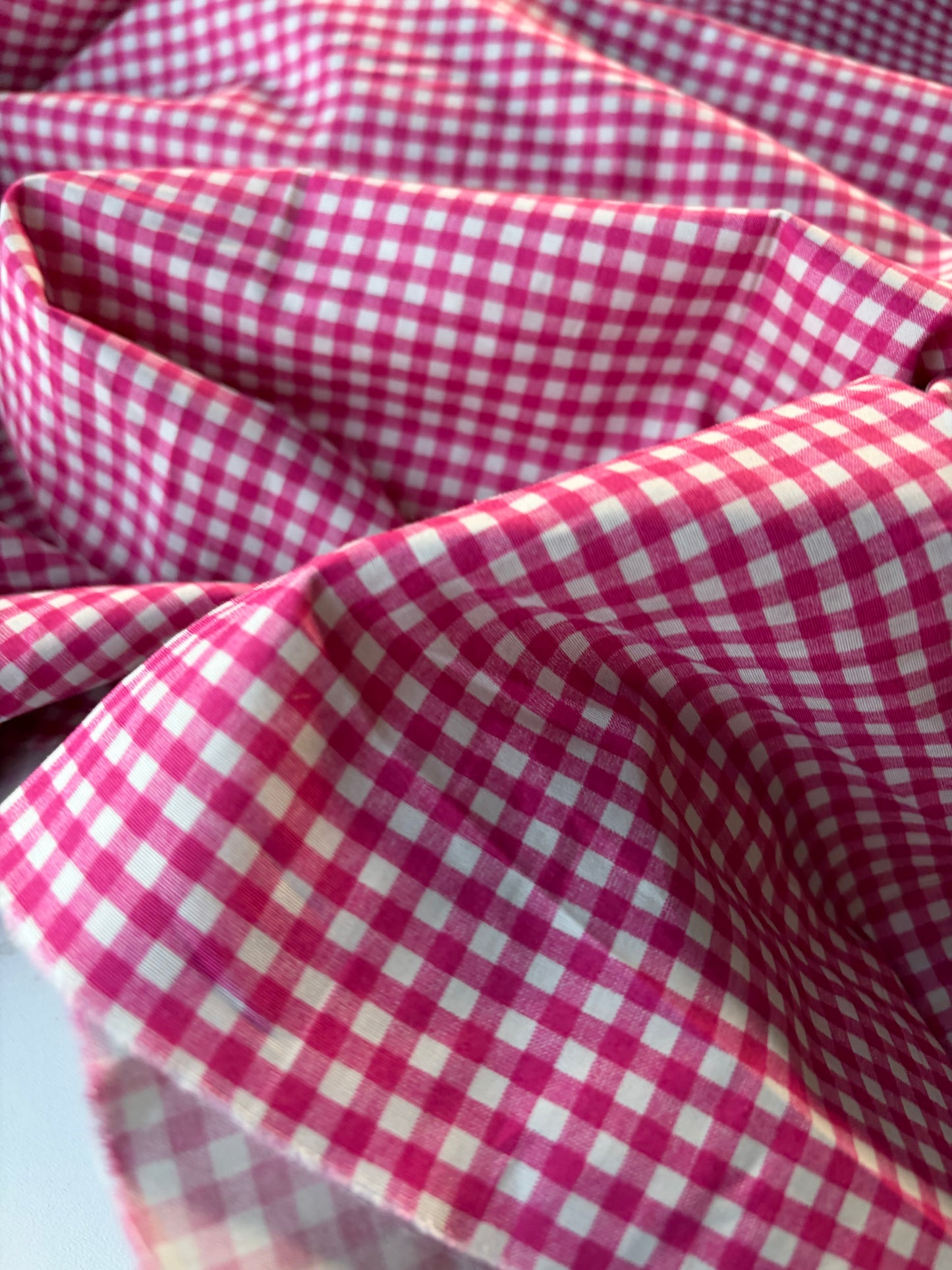 ANDREA 013 cotton poplin "the pink vichy edit"