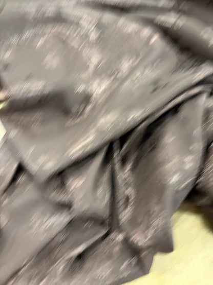 PIPO 017  light viscose stretch jacquard japanese design brown