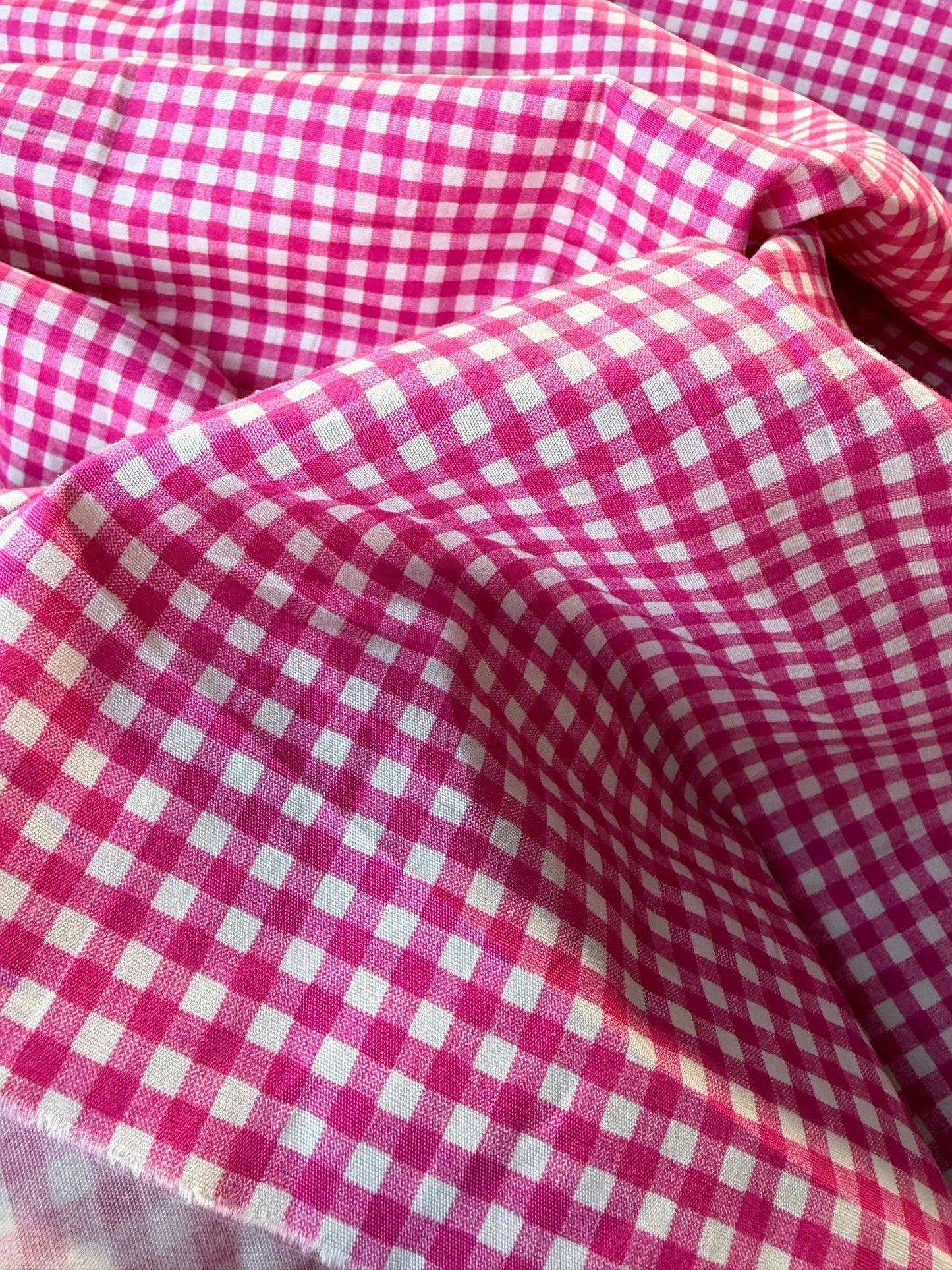 ANDREA 013 cotton poplin "the pink vichy edit"