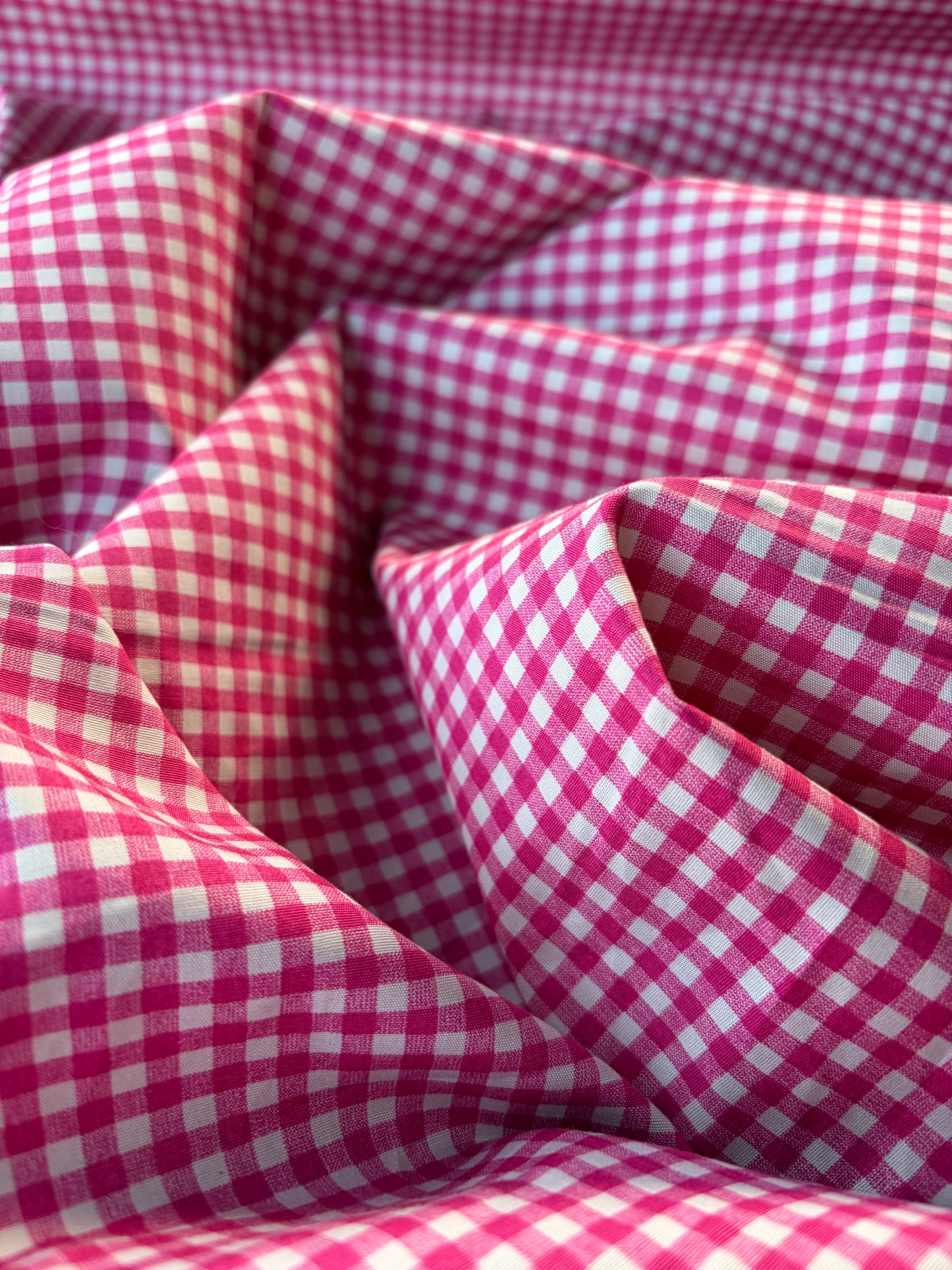 ANDREA 013 cotton poplin "the pink vichy edit"