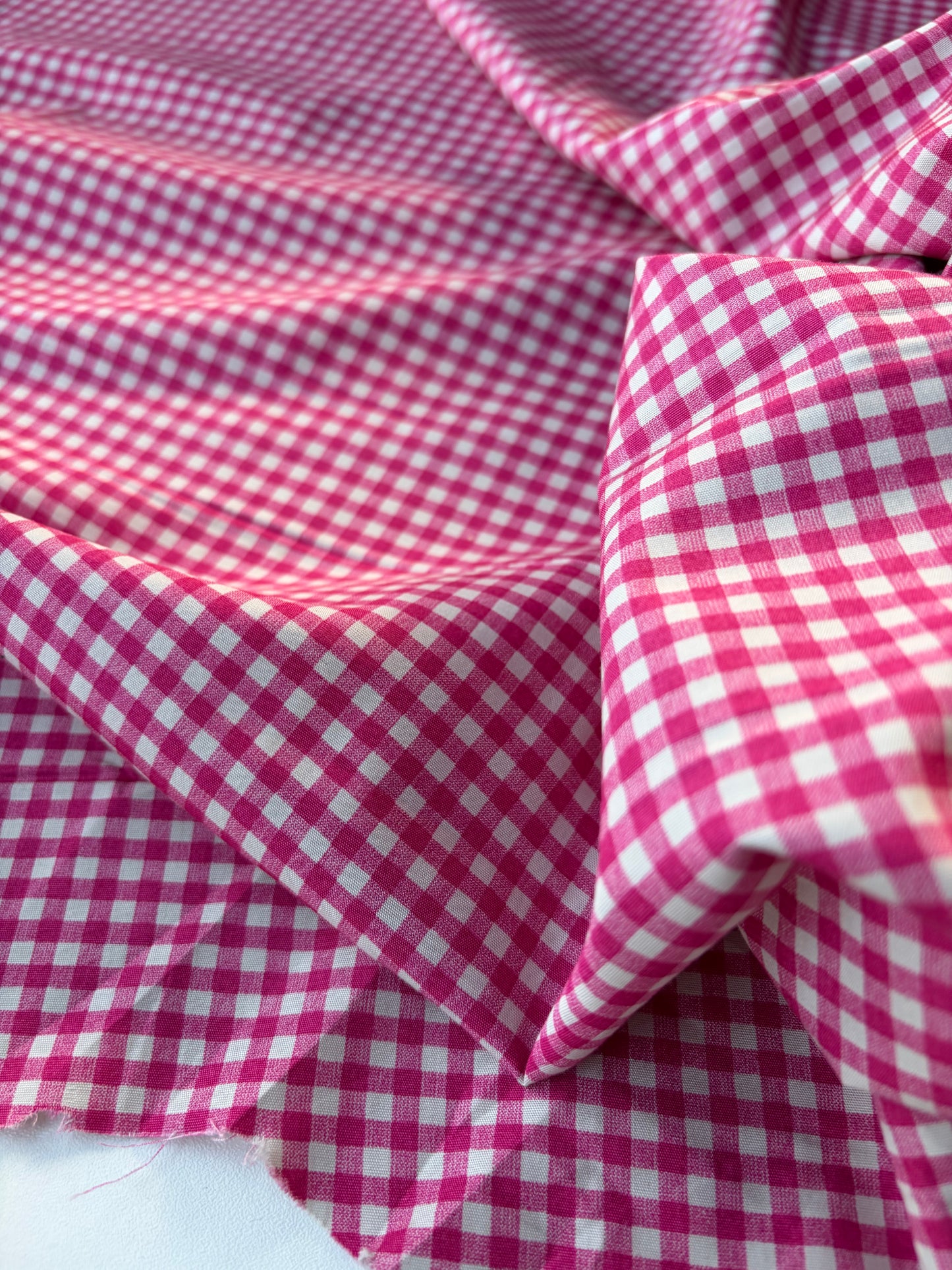 ANDREA 013 cotton poplin "the pink vichy edit"