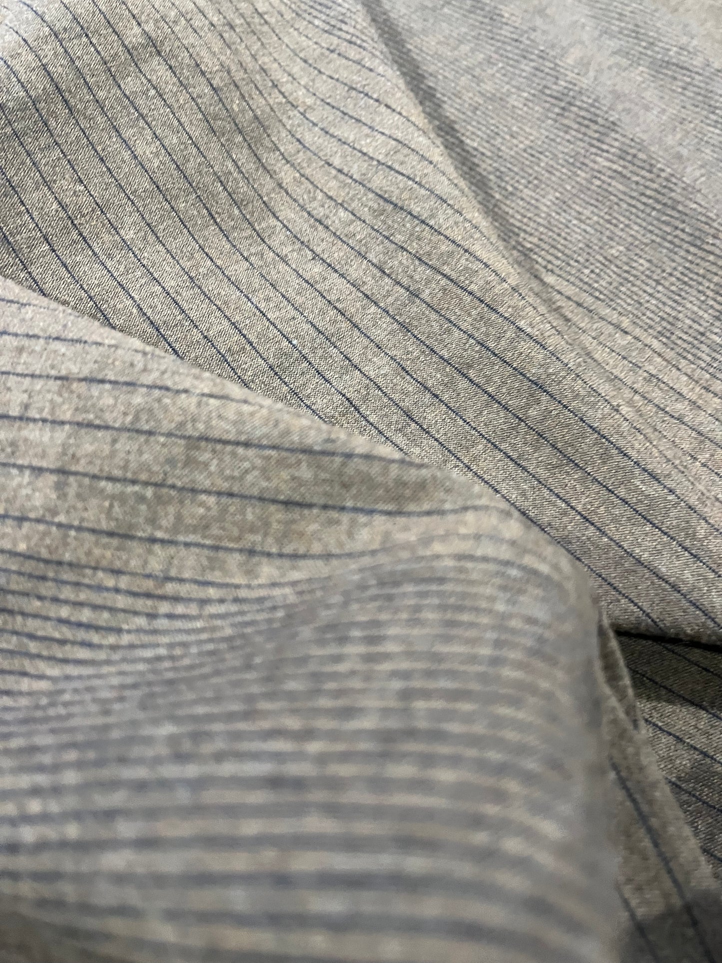 LUCILLE 021 cotton linen irregular stripes