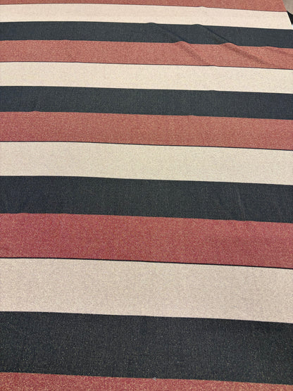 PIPO 018  lurex jersey jacquard stripes
