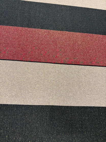 PIPO 018  lurex jersey jacquard stripes
