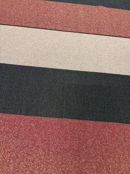 PIPO 018  lurex jersey jacquard stripes