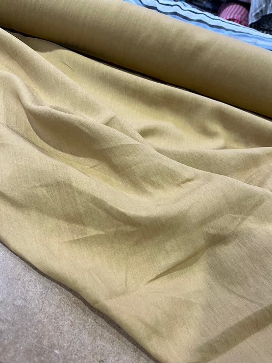 LUCILLE 022 heavy linen mustard colour