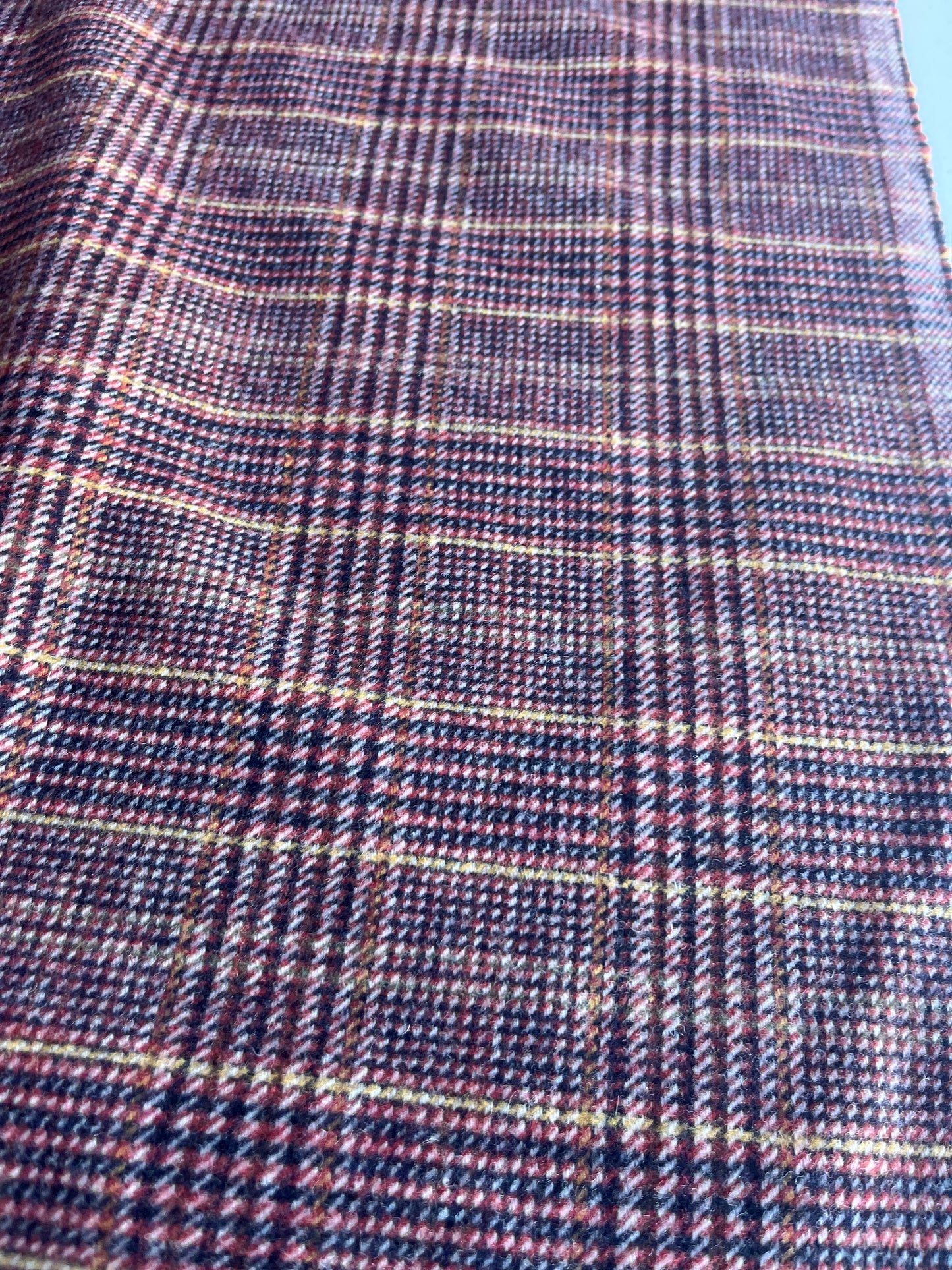 TANIA 008 wool check brown/camel